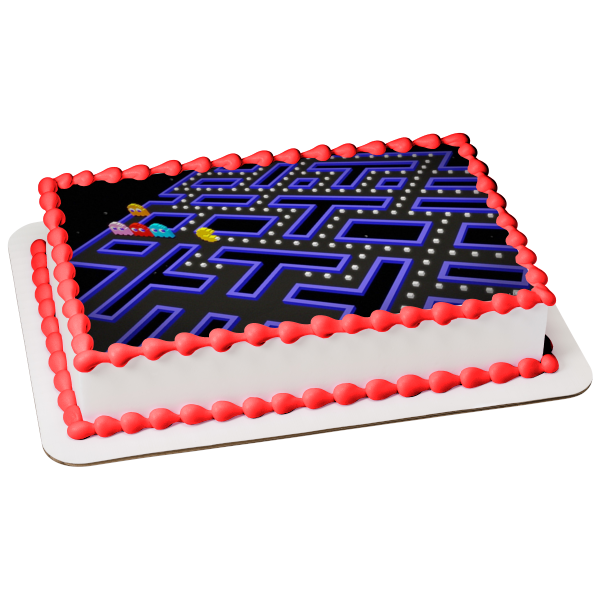 Imagen comestible para tarta de Namco Pac-Man Inky Blinky Pinky Clyde ABPID22354 