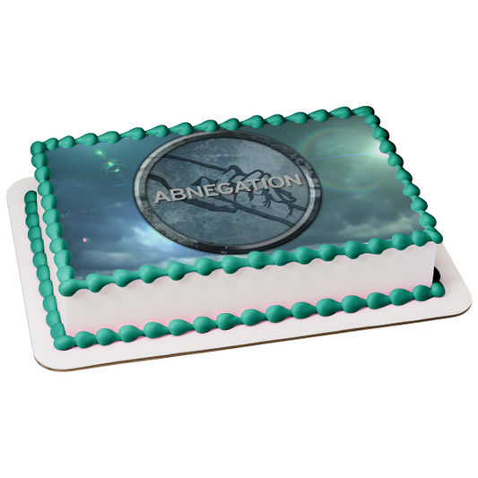 Imagen comestible para decoración de tarta con emblema de abnegación divergente ABPID24079 