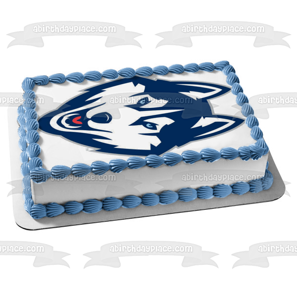 University of Connecticut Huskies Men's Basketball Team Logo NCAA Edible Cake Topper Image ABPID24384