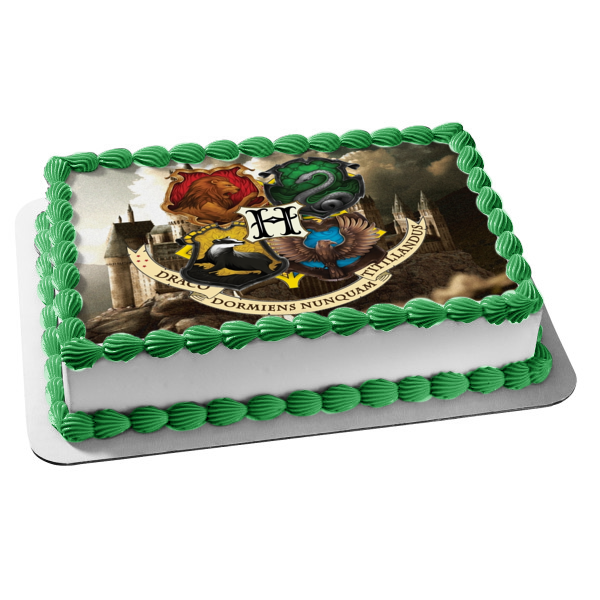 Harry Potter Hogwarts Edible Image Photo Sugar Frosting Icing Cake Topper Sheet Personalized Custom