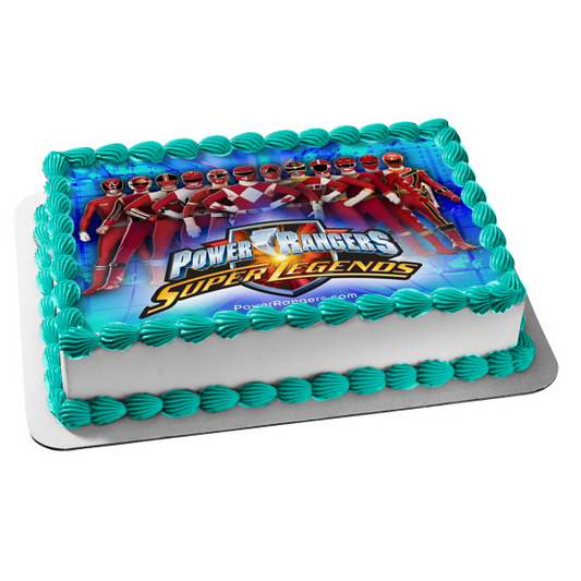 Imagen comestible para tarta de Mighty Morphin 2 Power Rangers Super League ABPID25008 