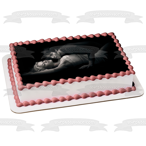 True Blood Sookie Stackhouse Bill Compton Imagen comestible para decoración de tarta en blanco y negro ABPID27002 