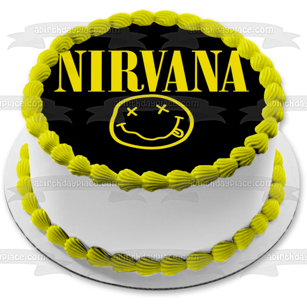 Nirvana Happy Birthday Cake Topper Set ~ BRAND NEW