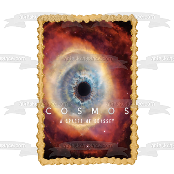 Póster de Cosmos a Spacetime Odyssey, imagen comestible para decoración de tartas, ABPID27050 