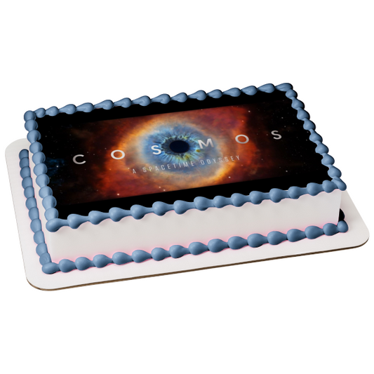 Cosmos a Spacetime Odyssey Gas Nebula Edible Cake Topper Image ABPID27051