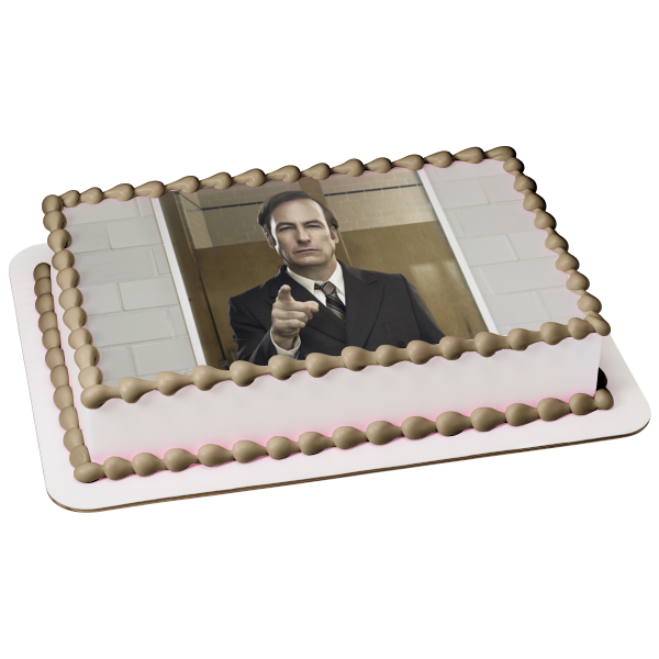 Better Call Saul Saul Goodman Edible Cake Topper Image ABPID27052