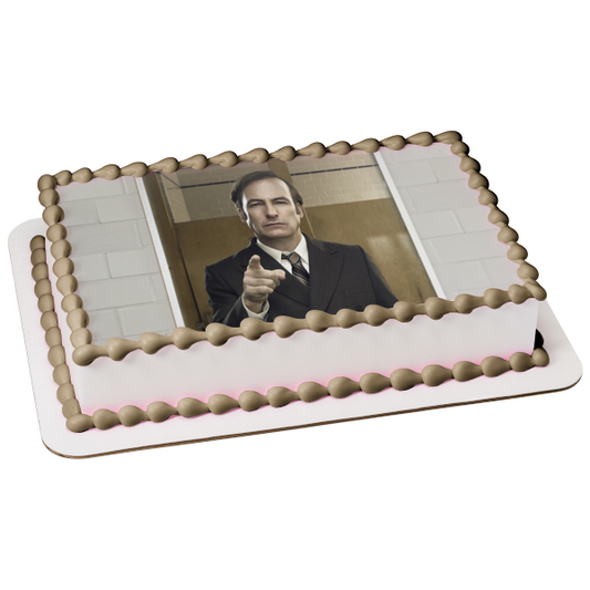 Better Call Saul Saul Goodman Edible Cake Topper Image ABPID27052