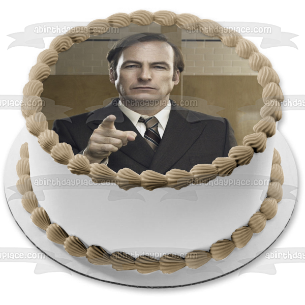 Better Call Saul Saul Goodman Edible Cake Topper Image ABPID27052