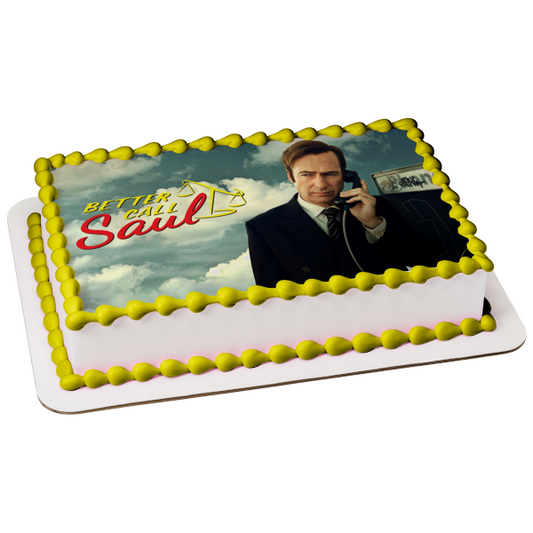 Better Call Saul Saul Goodman Teléfono público Decoración comestible para tarta Imagen ABPID27053 