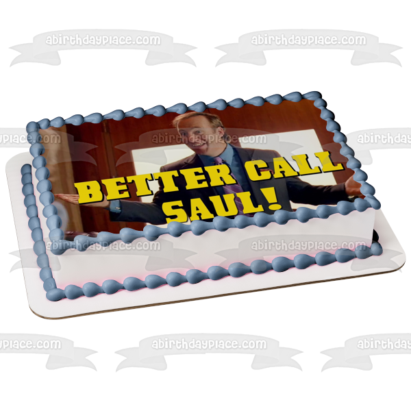 Better Call Saul Saul Goodman Edible Cake Topper Image ABPID27055