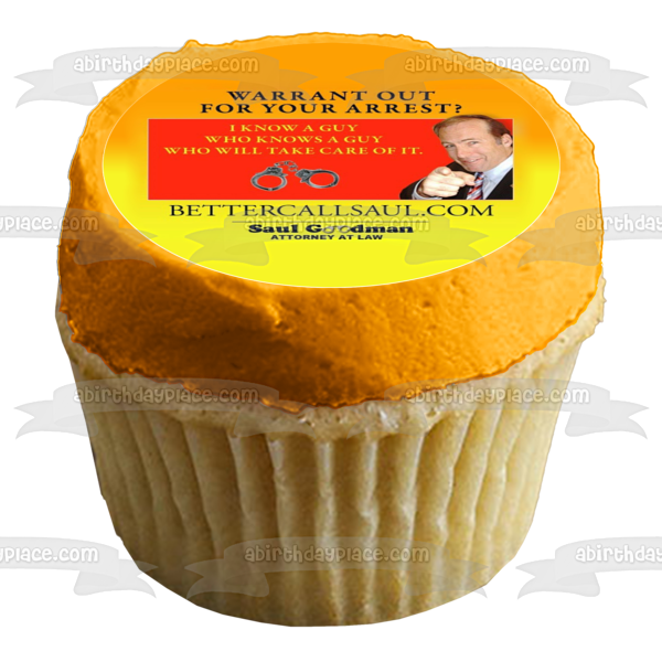 Better Call Saul Saul Goodman Abogado Bill Board Imagen comestible para tarta ABPID27057 