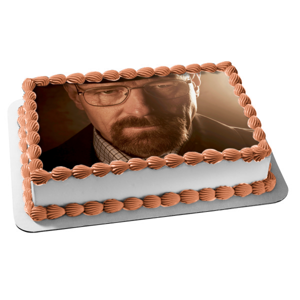 Breaking Bad Walter White Heisenberg Edible Cake Topper Image ABPID27071