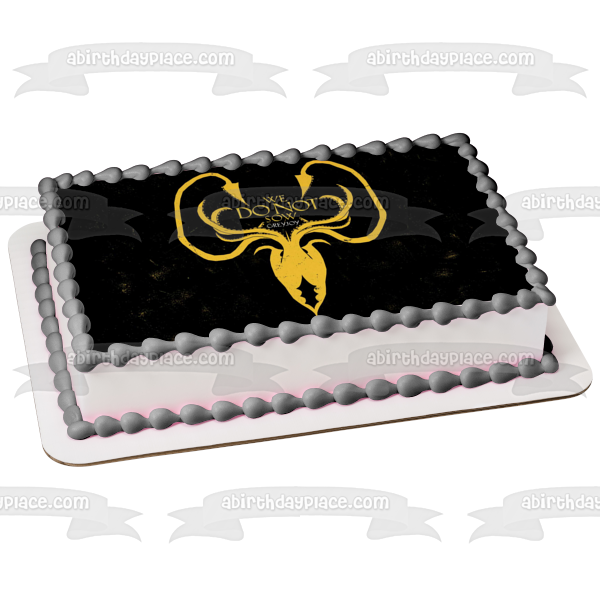 Juego de Tronos Casa Greyjoy No sembramos Imagen comestible para decoración de tarta ABPID26950 