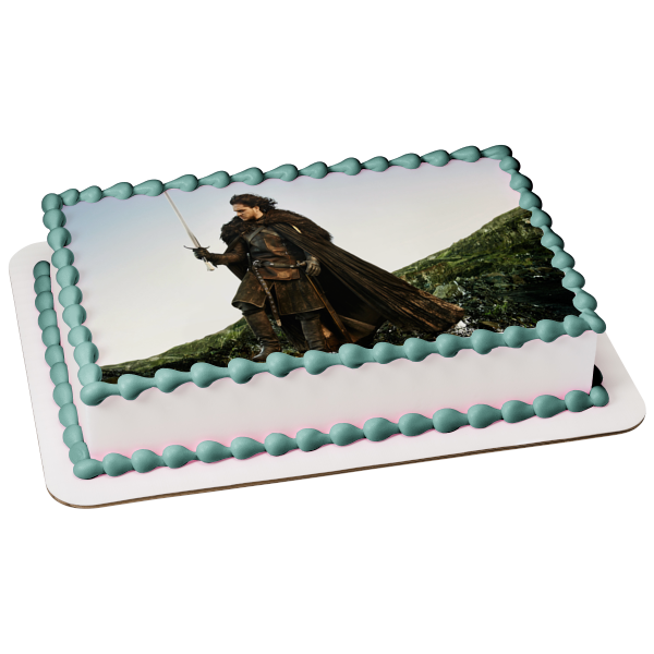 Imagen comestible para tarta de Juego de Tronos Jon Snow Mountains ABPID26955 