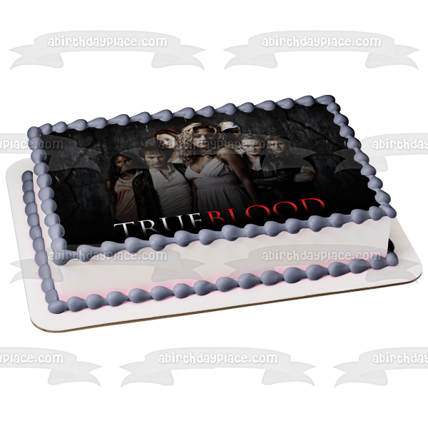 True Blood Sookie Eric Bill Jason Jessica Tara Lafayette Imagen comestible para decoración de tarta ABPID26997 