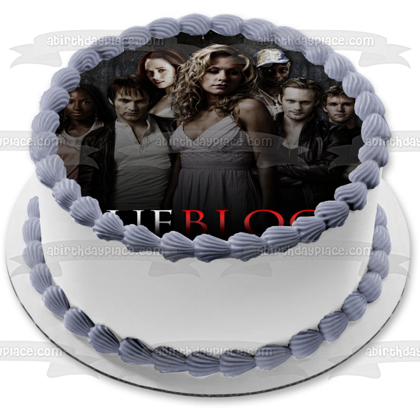 True Blood Sookie Eric Bill Jason Jessica Tara Lafayette Imagen comestible para decoración de tarta ABPID26997 