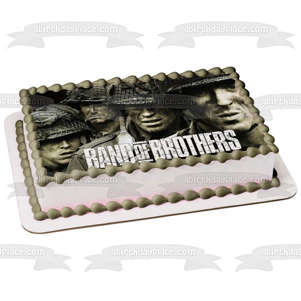 Banda de Hermanos Stsgt. William Guarnere T-4. Imagen comestible para decoración de tarta de George Luz ABPID27113 