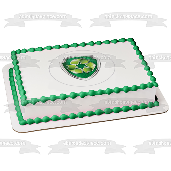 Imagen comestible para decoración de tarta con insignia de Rocky de la Patrulla Canina ABPID27321 