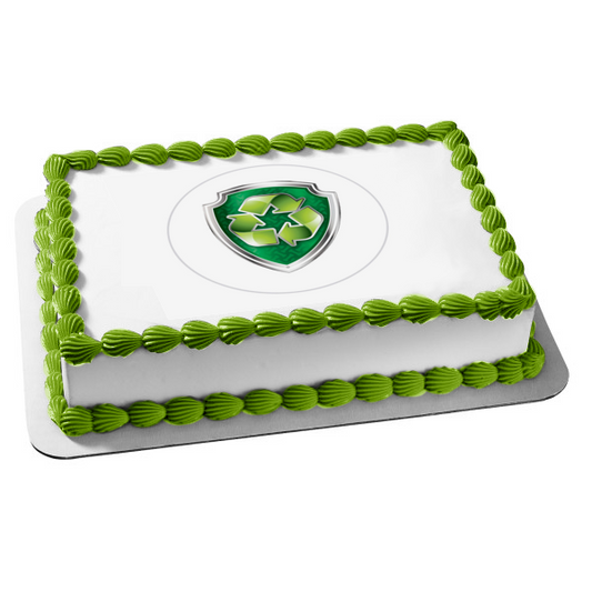 Imagen comestible para decoración de tarta con insignia de Rocky de la Patrulla Canina ABPID27321 