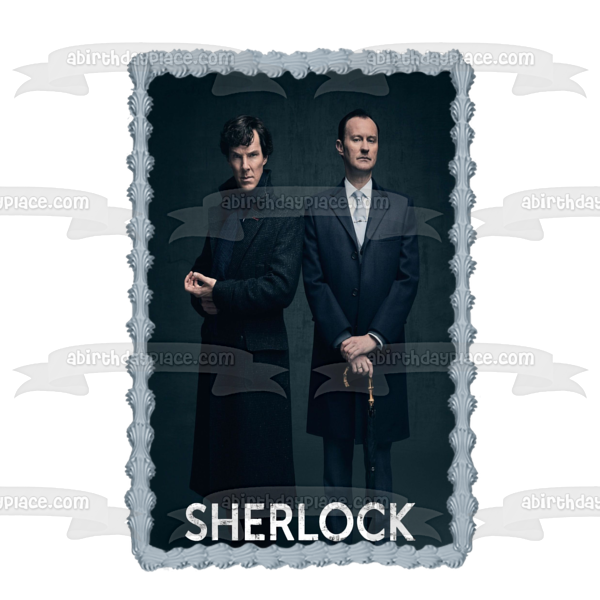 Sherlock Holmes Mycroft Holmes Edible Cake Topper Image ABPID27120