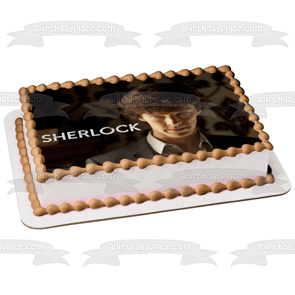 Sherlock Logo Sherlock Holmes Edible Cake Topper Image ABPID27127