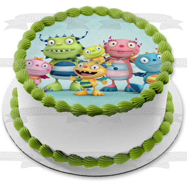 Henry Hugglemonster Summer Denzel Cobby Ivor Momma Doddo Edible Cake Topper Image ABPID27343