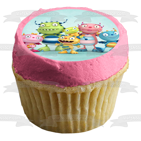 Henry Hugglemonster Summer Denzel Cobby Ivor Momma Doddo Edible Cake Topper Image ABPID27343