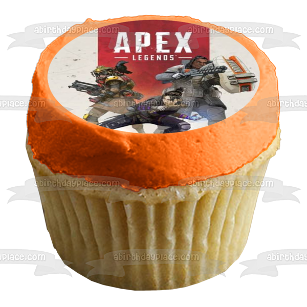 Apex Legends Logo Wraith Gibraltar Bloodhound Edible Cake Topper Image ABPID27354