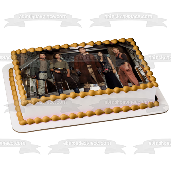 Imagen comestible para tarta de luciérnaga Zoe Malcom Inara Hoban Jayne ABPID27192 