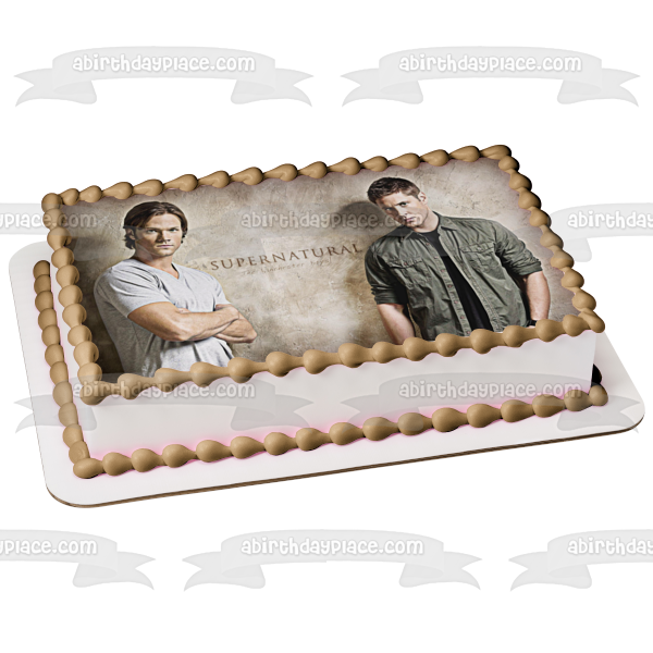 Imagen comestible para tarta sobrenatural Dean Winchester Sam Winchester ABPID27448 