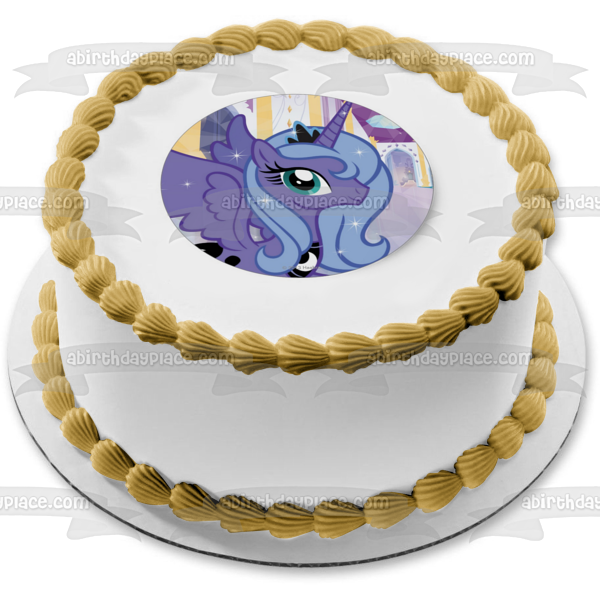 My Little Pony Luna Edible Cake Topper Image ABPID49643