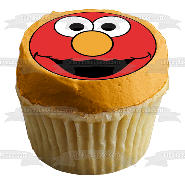 Sesame Street Elmo Muppet Elmo's World Edible Cake Topper Image ABPID03469