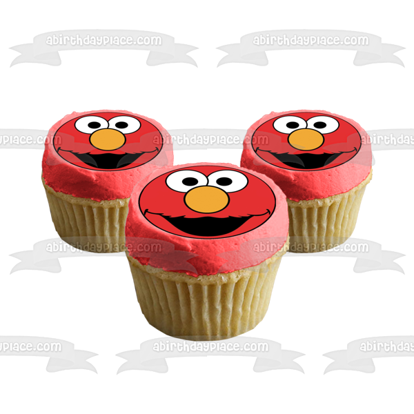 Sesame Street Elmo Muppet Elmo's World Edible Cake Topper Image ABPID03469