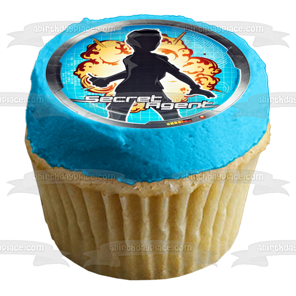 Imagen comestible para tarta con diseño de agente secreto y monje Bowfinger ABPID05472 