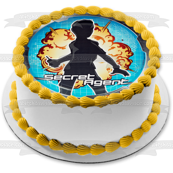 Imagen comestible para tarta con diseño de agente secreto y monje Bowfinger ABPID05472 