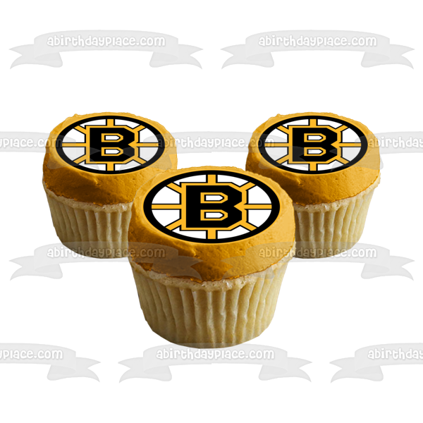  Acrylic NHL Boston Bruins Logo Cake Topper Party Decoration for  Wedding Anniversary Birthday Graduation : Grocery & Gourmet Food