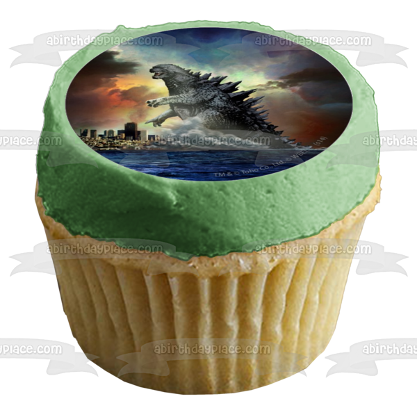 Imagen comestible para decoración de tarta Godzilla, rey de los monstruos, ABPID05849 