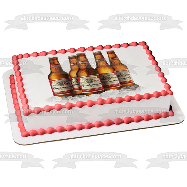 Designer Cake- Budweiser Cake Design (24 hrs advance notice required) – LFB  Foods