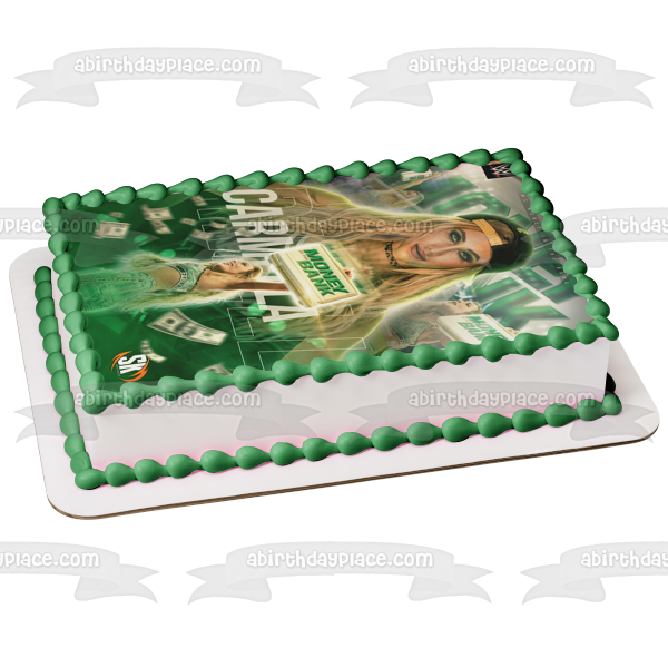 WWE World Wrestling Entertainment Carmella Michael Money In The Bank Imagen comestible para decoración de tarta ABPID27509 