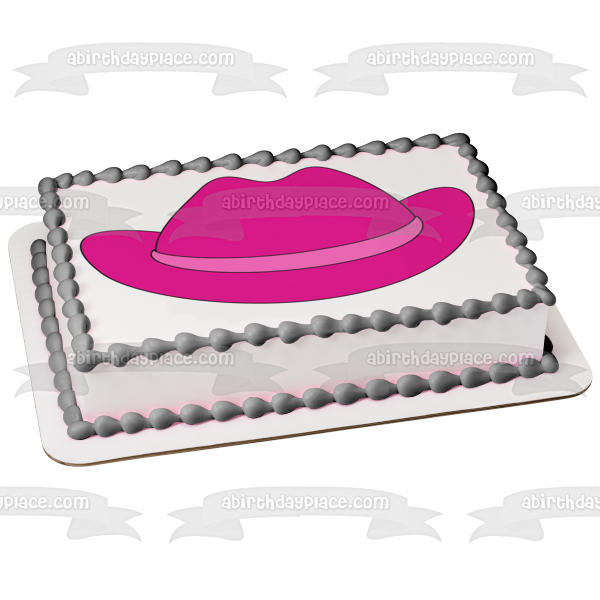 Custom Pink Cowboy Hat - Sprinkled With Pink