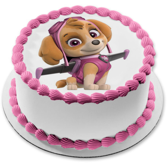 Decoración comestible para tarta con alas de Paw Patrol Skye Pup Pack Imagen ABPID27513 