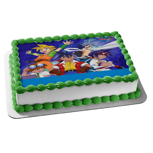 Imagen comestible para tarta de Beyblade Tyson Kai Max Kenny Ray ABPID27519 