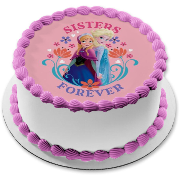sister cake topper  Happy birthday sis