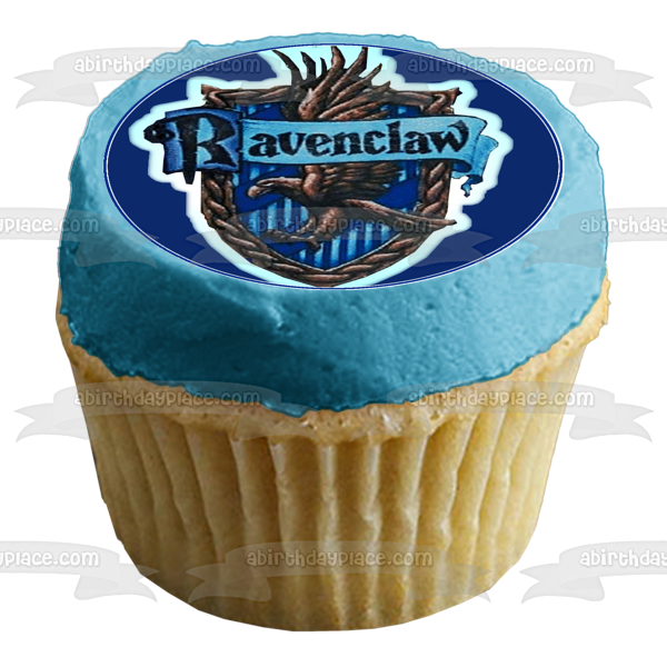 Adorno comestible para tarta con emblema de águila de Harry Potter Ravenclaw, imagen ABPID07307 