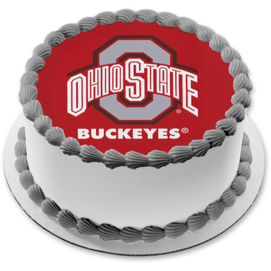 Imagen comestible para tarta con logotipo de Ohio State Buckeyes de la NCAA ABPID07312 