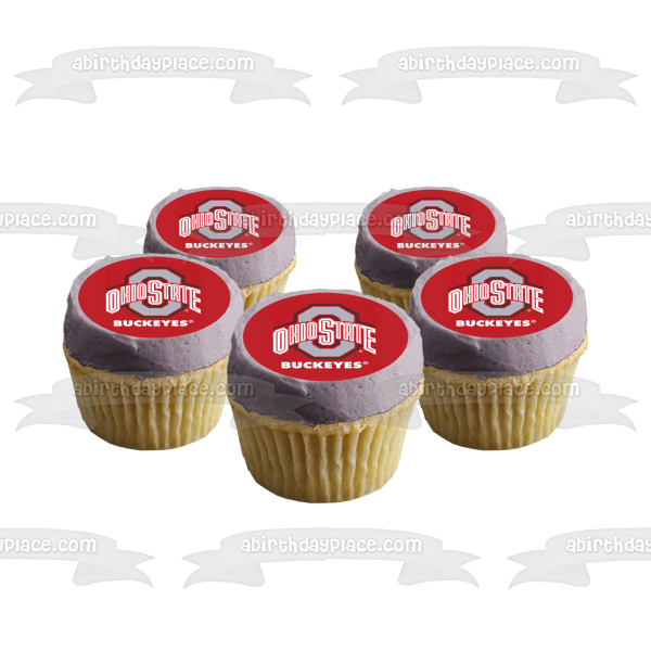 Imagen comestible para tarta con logotipo de Ohio State Buckeyes de la NCAA ABPID07312 