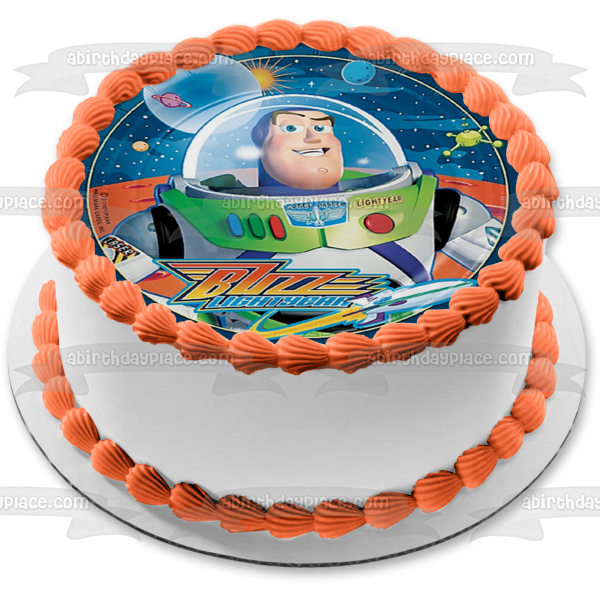 Toy Story Buzz Lightyear Planetas Estrellas Imagen comestible para decoración de tarta ABPID08418 