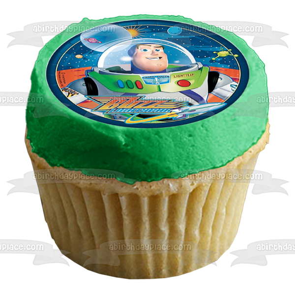 Toy Story Buzz Lightyear Planetas Estrellas Imagen comestible para decoración de tarta ABPID08418 