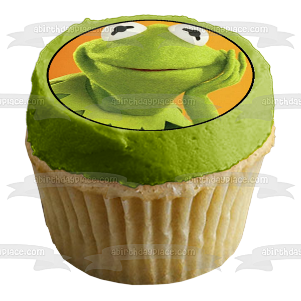 Imagen comestible para decoración de tartas de Los Muppets, Disney, la rana Kermit, ABPID12004 