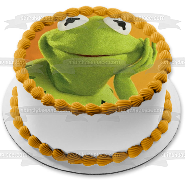 Imagen comestible para decoración de tartas de Los Muppets, Disney, la rana Kermit, ABPID12004 